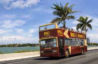 Miami: Halbtägige Open-Top-Bustour und 90-minütige Bootstour