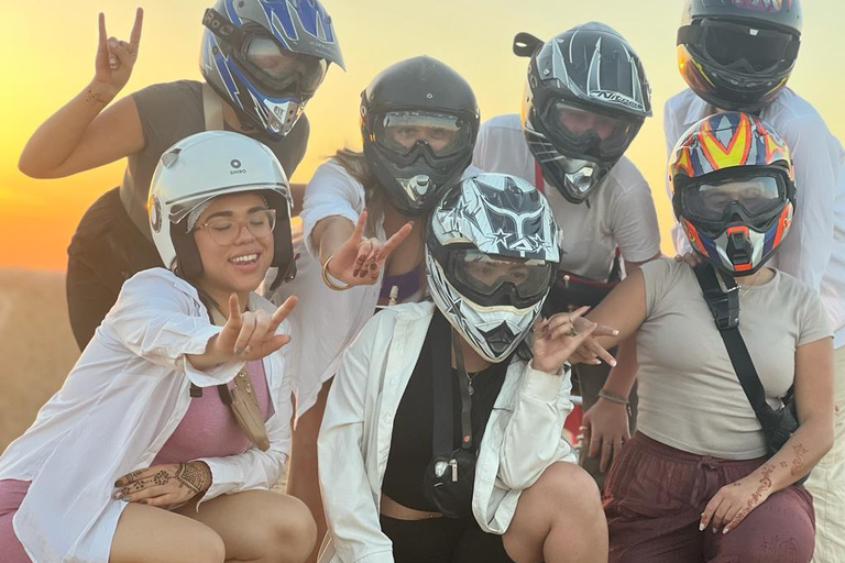 From Marrakech: Agafay Desert Quad Bike Tour with Dinner
