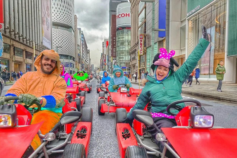 Go Kart Tokyo Uptown Tour - 7 bestemmingen in 120 minutenTokio: Uptown Go Kart Tour - 7 bestemmingen in 120 minuten