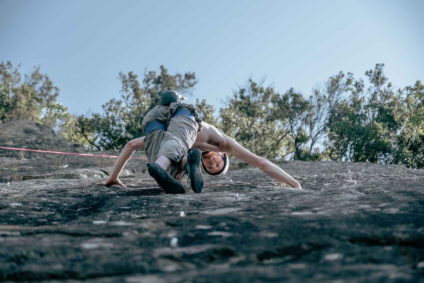 Giornata di arrampicata in falesia a Punta Baffe vicino a Sestri Levante