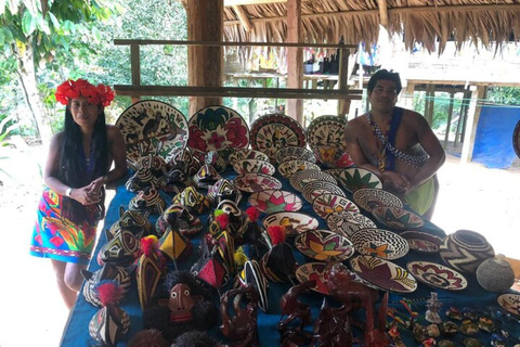 Panama City: Tour notturno del villaggio di Emberá