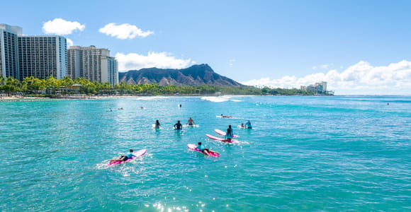 Oahu: Waikiki Private Surf Lesson For Groups (2 or more)