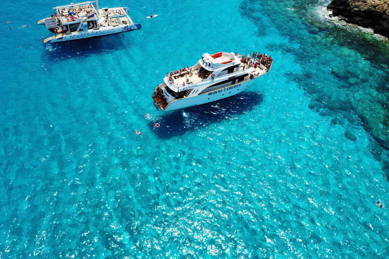 Protaras: Medusa Chill-Out Cruise to Blue Lagoon & Sea Caves