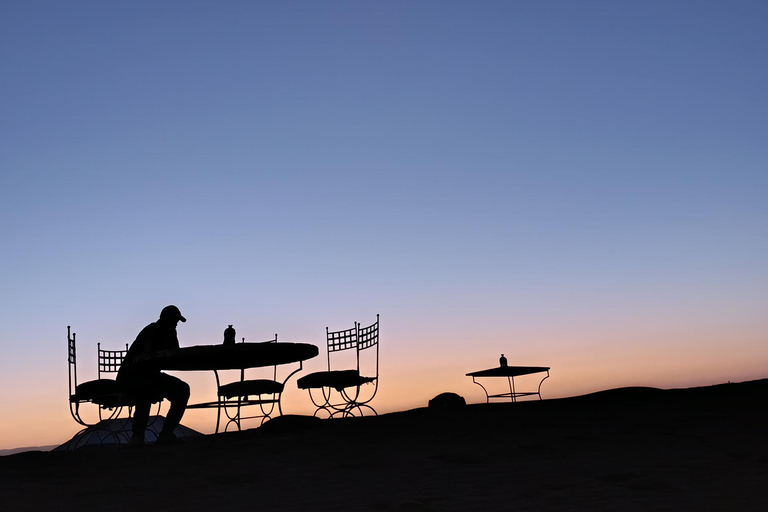 From Marrakech: 2-Day Zagora Desert Tour Camel & Luxury Camp Shared Tour With Luxury Camp