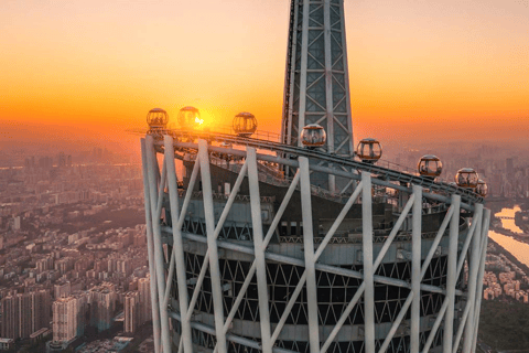 Guangzhou: Canton Tower Observation Deck and Thrill Rides 488m Outdoor Observation Ticket