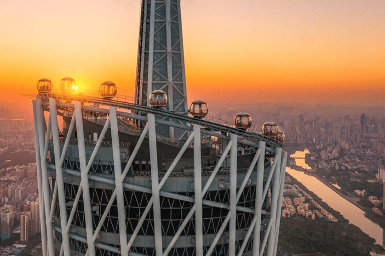 Guangzhou: Canton Tower Observation Deck and Thrill Rides 488m Outdoor Observation Ticket