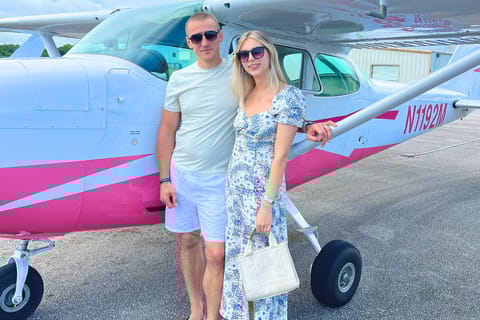 Miami: Private Airplane Tour with Free Drinks