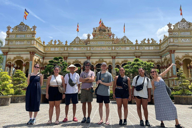 Mekong Delta Day Trip with hat making handmake BIG GROUP 35 PAX