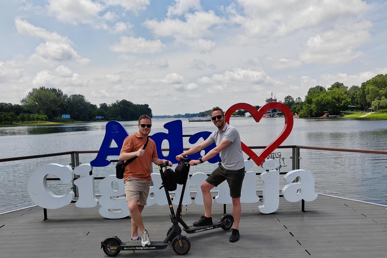 Tour du lac Ada en scooter électrique