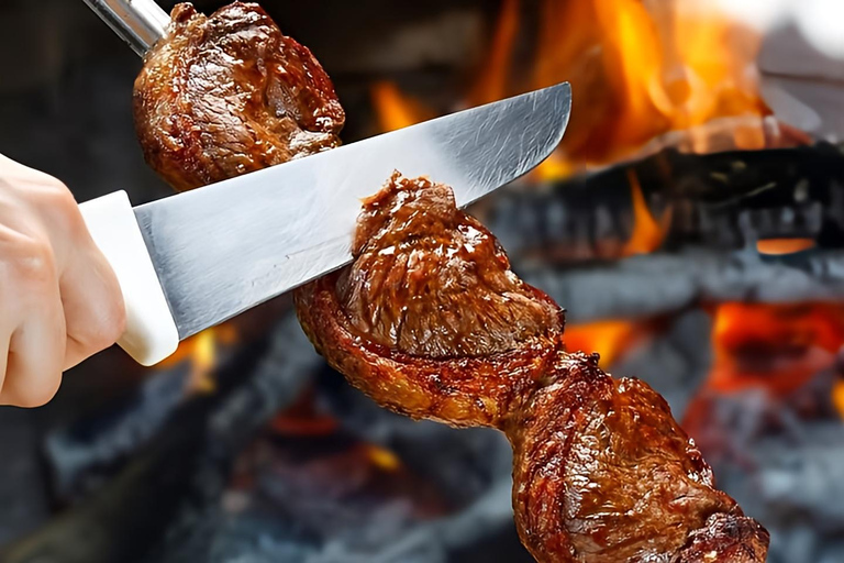 Churrasco BBQ Class, drinks and Patio Party in Copacabana Supermarket Tour + Churrasco BBQ Class and Patio Party