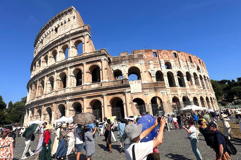 Rome : Colisée, Forum romain et entrée dans la colline du Palatin