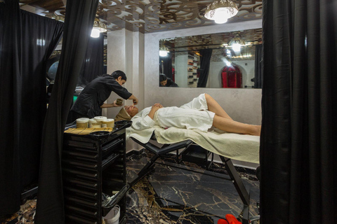 Marraquexe: banho turco e massagem para mulheres com transporte