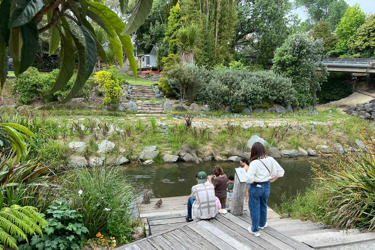 Vanuit Auckland: MATAKANA DORPSMARKT &amp; WIJN/BEELDHOUWKUNST TOUR