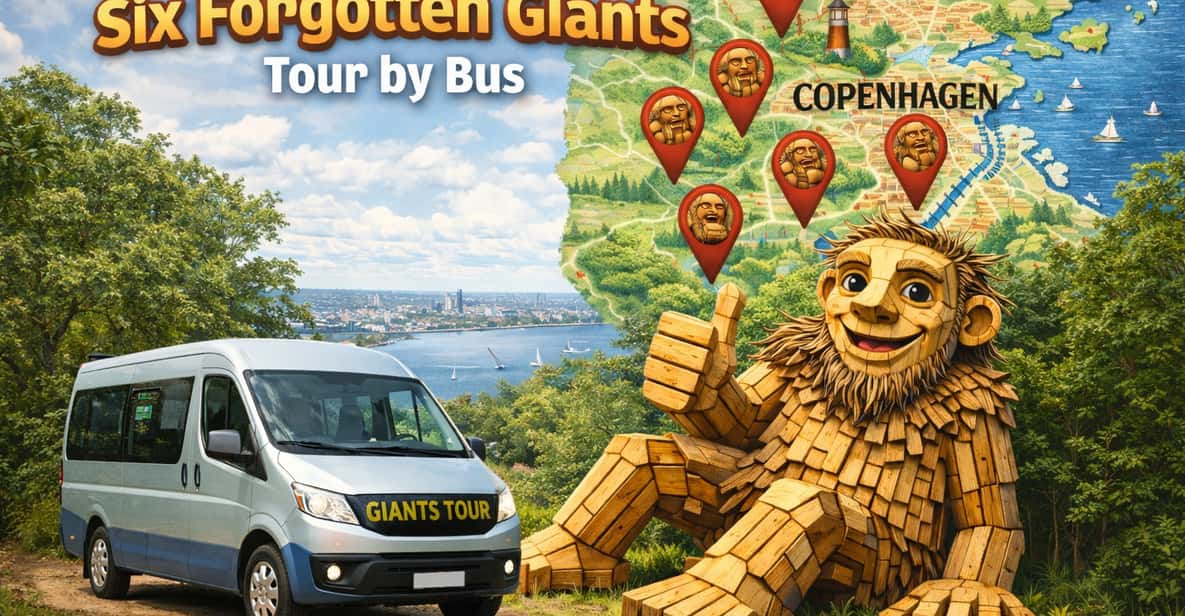 Copenhagen: Six Forgotten Giant Sculptures Tour by Bus | GetYourGuide