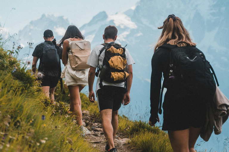 Chamonix: Wandeling bij zonsondergang & kaasfondue in een alpenlandschap