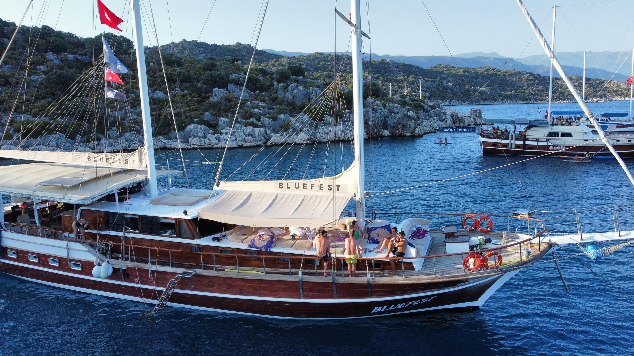 Fethiye nach Olimpos 4 Tage 3 Nächte Gulet Blue Cruise