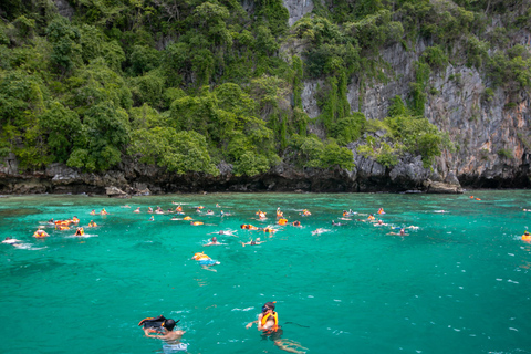 Phi Phi: Frühmorgens Tour zur Maya Bay mit dem Longtail Boot