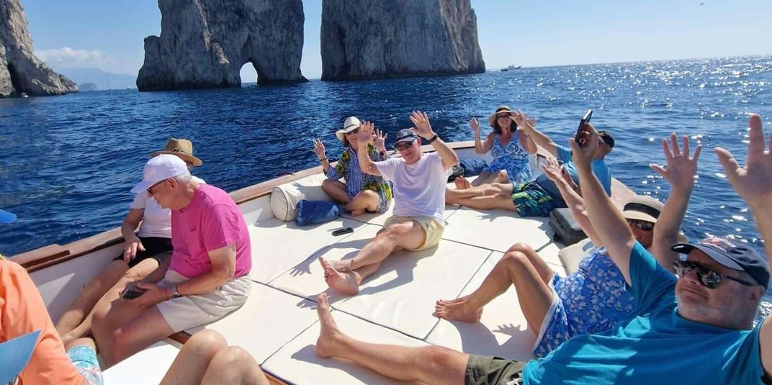Capri Boat Experience: Faraglioni, Caves, Swim, Limoncello — image 2
