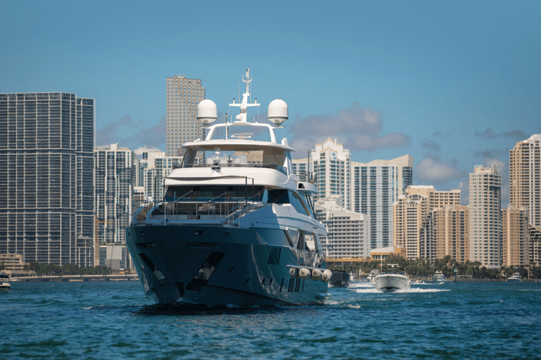 Miami Skyline Bootstour - Blick aufs Wasser in der Biscayne Bay