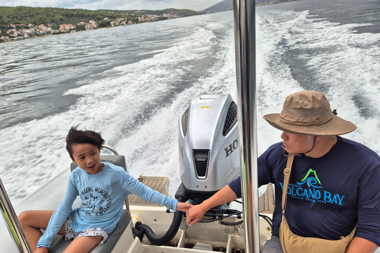 Wspaniała błękitna laguna, łódź motorowa, wino/woda i ręczniki w cenie.Włochy na plaży