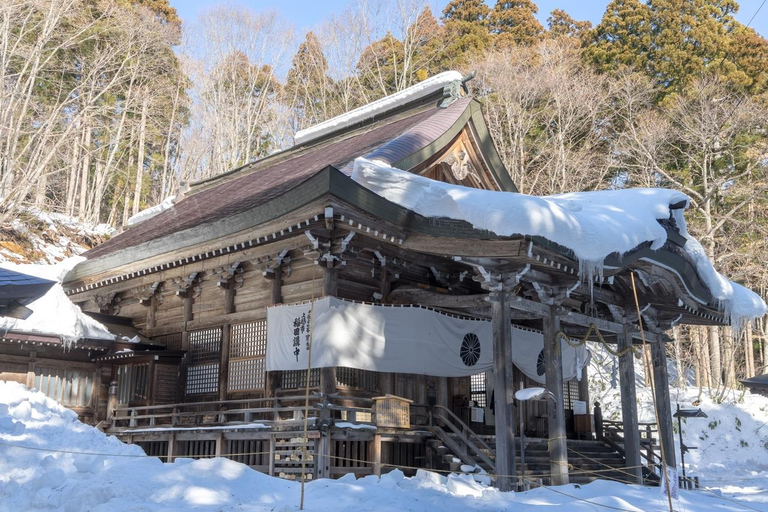 Nagano: Ausflug zum Togakushi-Schrein und zum Jigokudani-Schneeaffenpark