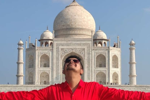 Delhi: stadstour met Taj Mahal, Agra Fort en Fatehpur SikriDelhi- Auto met chauffeur, gids, toegang tot monumenten en lunch