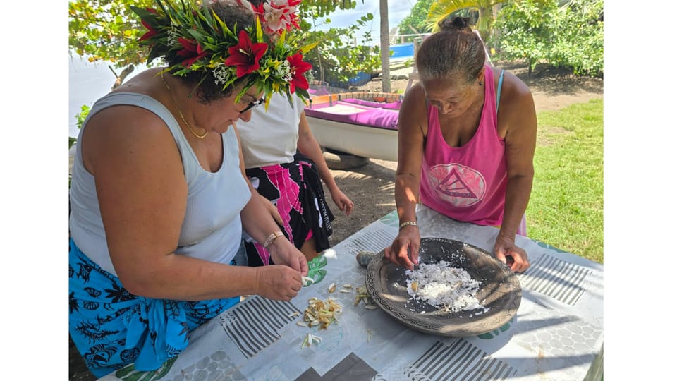 Moorea : Vivez un moment immersif à travers un atelier culturel
