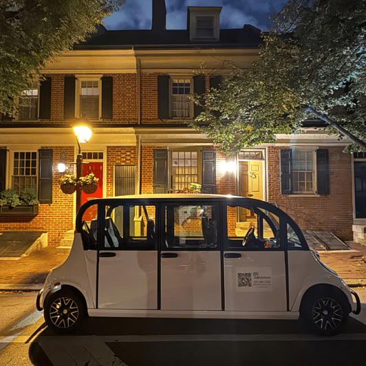 Philadelphia 1-Hour Evening Electric Cart Tour