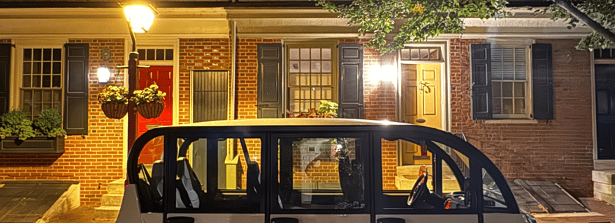 Visite nocturne de Philadelphie en voiturette électrique