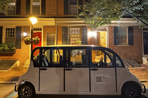 Philadelphie au clair de lune en voiturette électrique