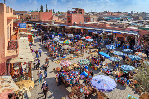 Agadir: Marrakech Guided Day Experience with Medina and Souk Agadir: Marrakech Day Trip with Old Medina & Souks Guide