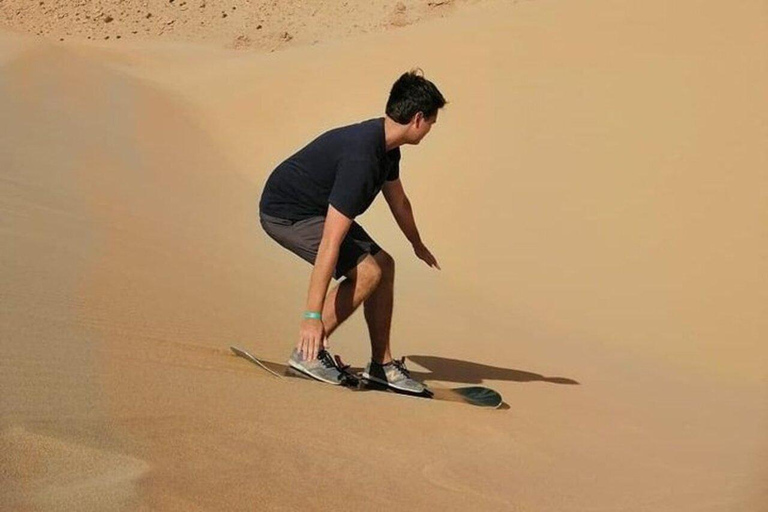 Agadir/Taghazout: Desert Tour Camel Riding & Sandboarding