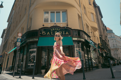 Foto di strada nelle vie più belle di Budapest