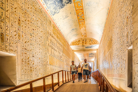 Hurghada: Luxor Valley of the Kings & Tutankhamun Tomb Trip Group Tour with Entry Fees