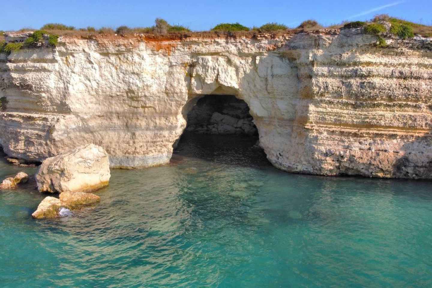 Otranto: Boat Tour, possibility of bath swimming aperitif