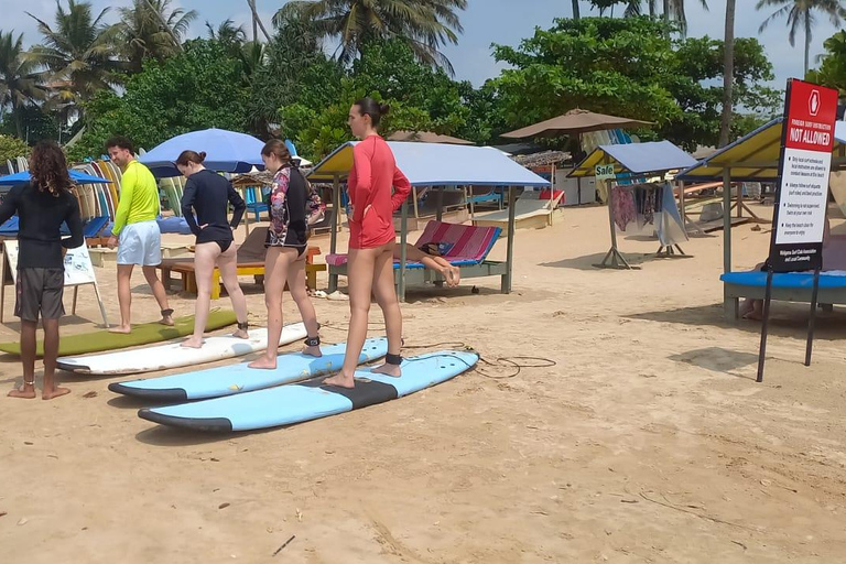 Surf & Stay – Beginner Surf Lessons with Stand‑Up Guarantee Mirissa: Surfing Lesson with Equipment & ISA Instructor