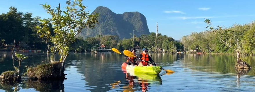 Krabi : piscine émeraude, sources chaudes et excursion en kayak