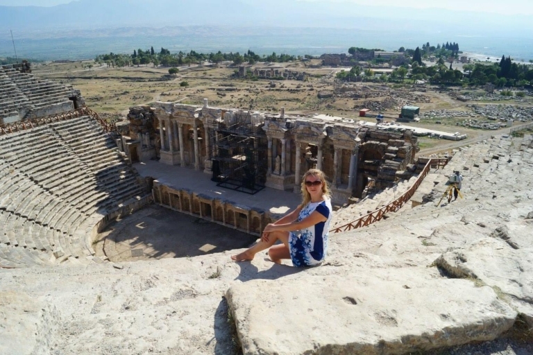 From Icmeler: Day Trip to Pamukkale W/ Breakfast and Lunch