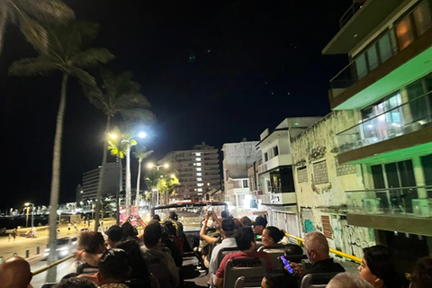 Veracruz: Nighttime Sightseeing Tour by Double-Decker Bus