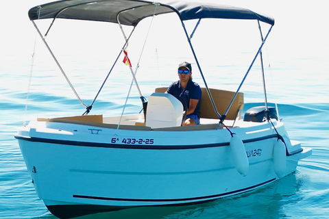 ماربيا: تأجير قوارب بدون ترخيص لمشاهدة الدلافينإيجار لمدة 30 دقيقة