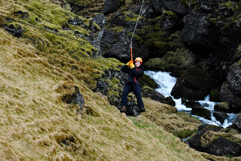 Vík: Zipline Adventure over Canyons and Waterfalls