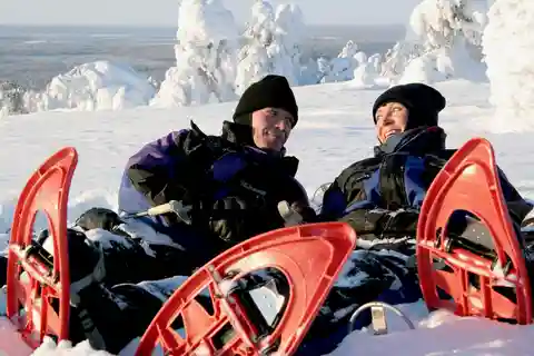 Rovaniemi: Abenteuer Schneeschuhwandern