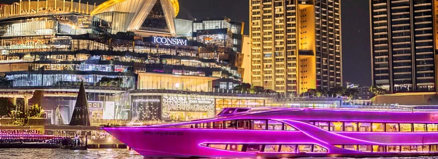 Bangkok : dîner-croisière de luxe avec dîner buffet et orchestre