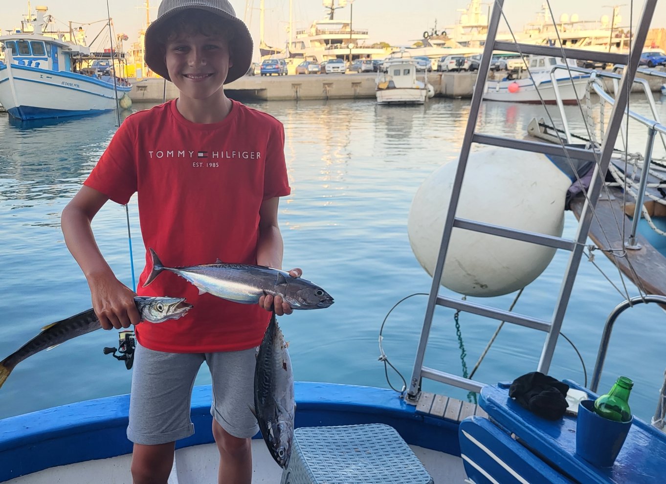 Rhodos: Fisketur, snorkling, grill og professionel guide