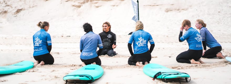 Peniche : cours de surf avec un moniteur certifié