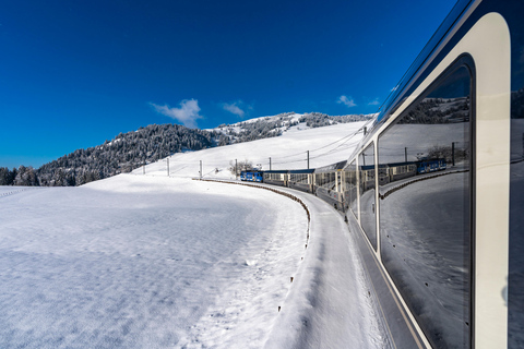 Z Montreux do Interlaken: Pociąg widokowy GoldenPass Express