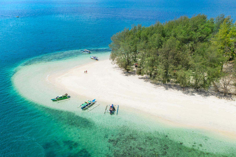 5 Passeio de barco e mergulho com snorkel em Gili Secret no sudoeste de Lombok