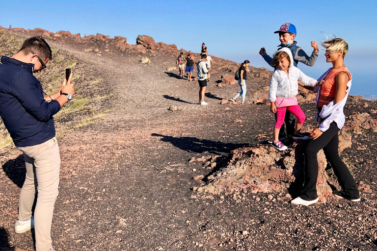 Catania: Etna Sunset Tour med upphämtning och avlämning