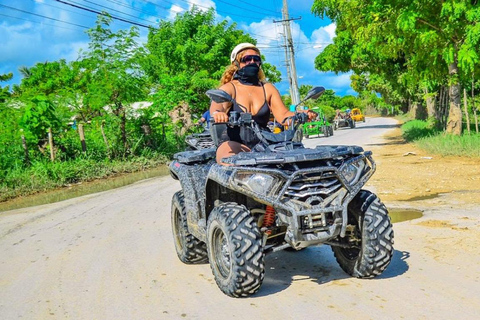 ATV-Abenteuer am Strand von Macao, in der Cenote und auf dem Land