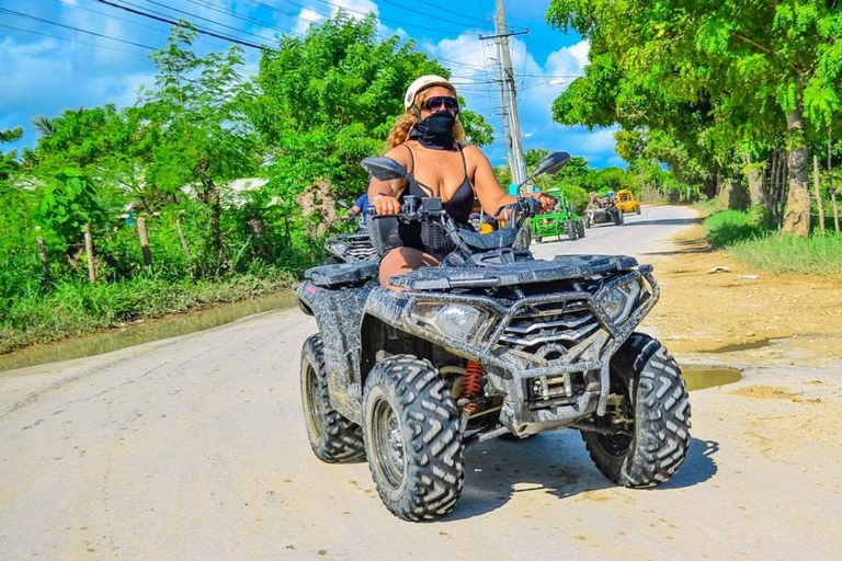 ATV Quad Avontuur: Bezoek Cenote, Macau Strand &amp; Platteland